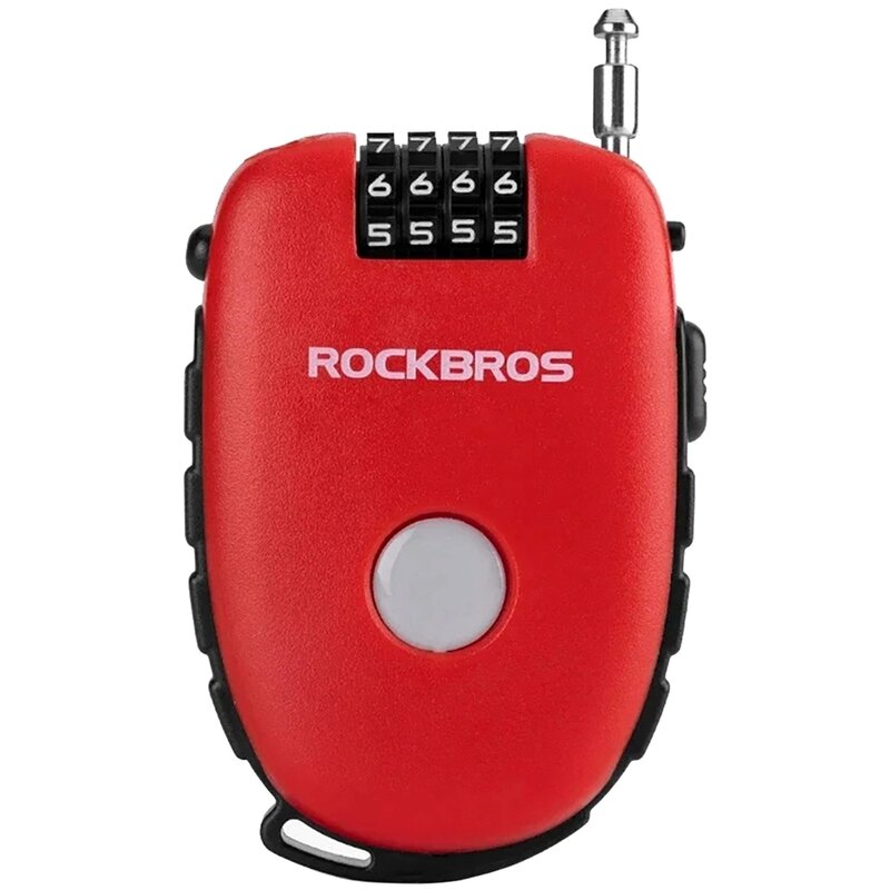 Zapięcie rowerowe ROCKBROS 32420981001 Linka Czerwony