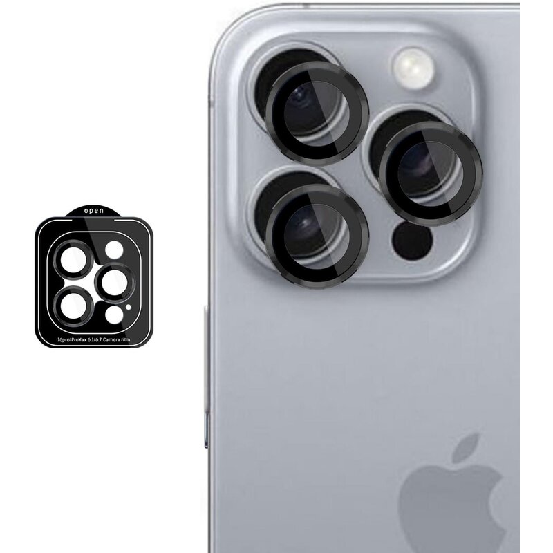 Nakładka na obiektyw 3MK Lens Protection Pro do Apple iPhone 16 Pro/16 Pro Max Czarny