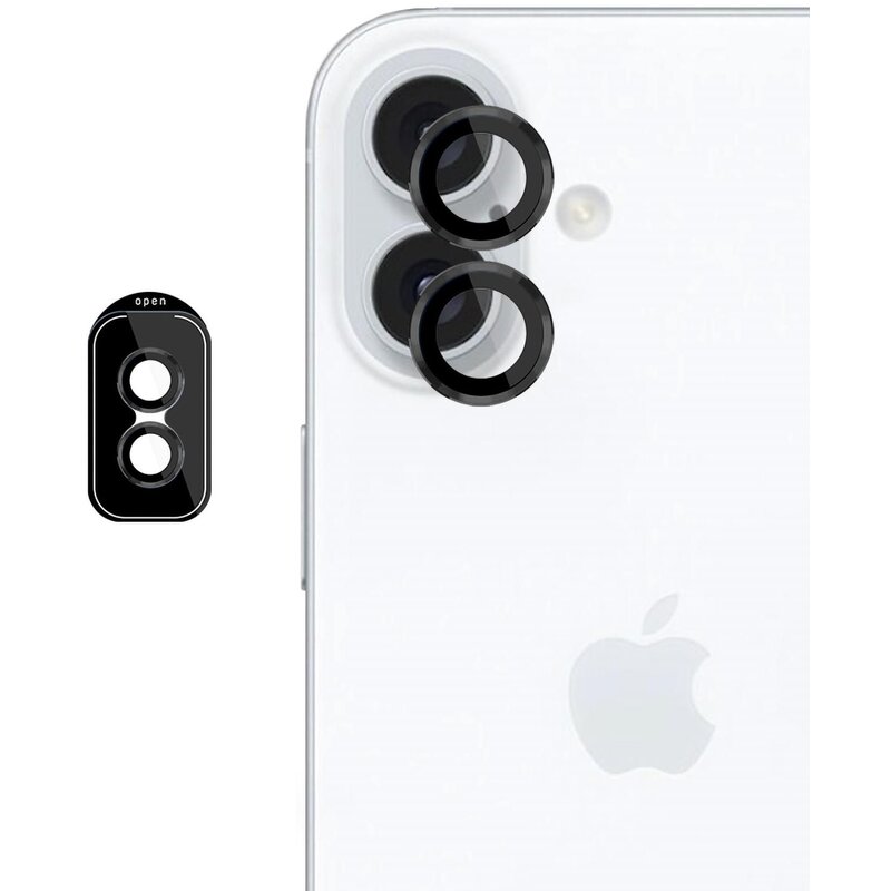 Nakładka na obiektyw 3MK Lens Protection Pro do Apple iPhone 16/16 Plus Czarny