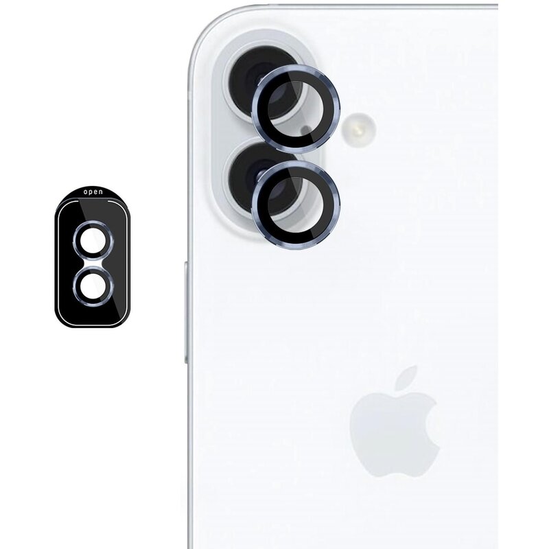 Nakładka na obiektyw 3MK Lens Protection Pro do Apple iPhone 16/16 Plus Niebieski