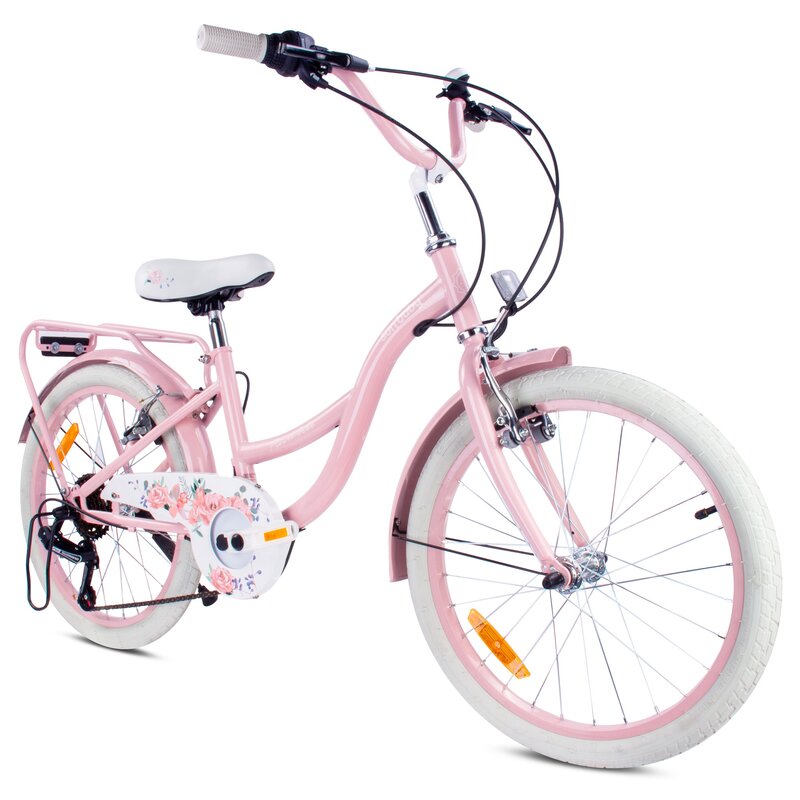 Rower dziecięcy SUN BABY Flower Bike 20 cali Różowy Wzrost: 120-135 cm Wiek: 6-10 lat