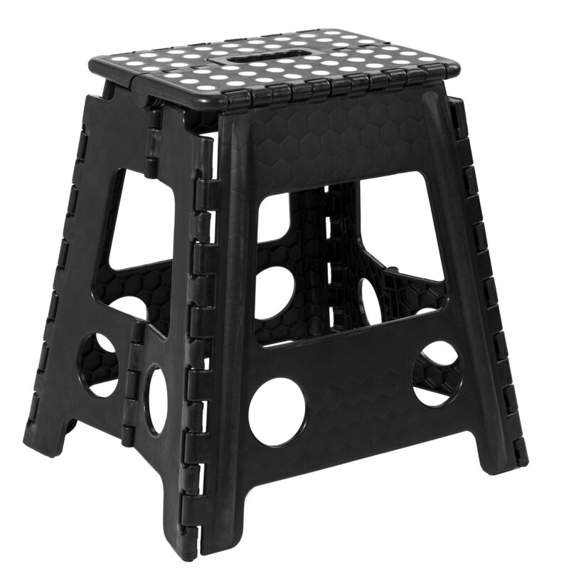 Stołek składany EHOKERY Amigo Czarny