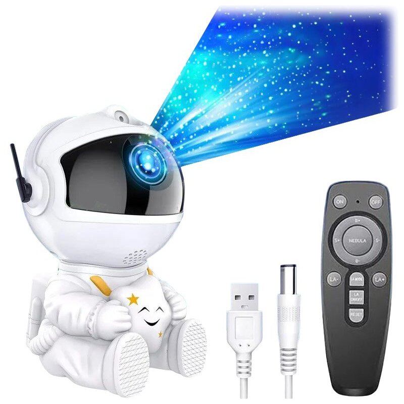 Projektor gwiazd GOCKOWIAK Universe Astronauta Biały