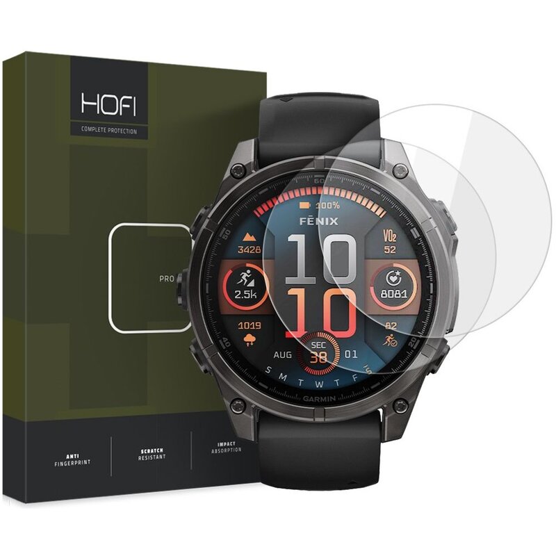 Szkło hartowane HOFI Glass Pro+ do Garmin Fenix 8 47 mm (2szt.)