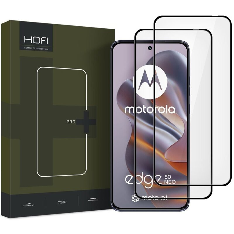Szkło hartowane HOFI Glass Pro+ do Motorola Edge 50 Neo Czarny