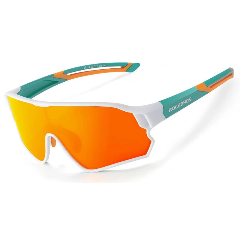 Okulary rowerowe ROCKBROS 14110009003 Zielono-biały