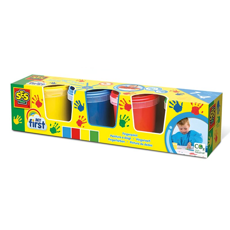 Zestaw kreatywny SES Creative Malowanie palcami 14413