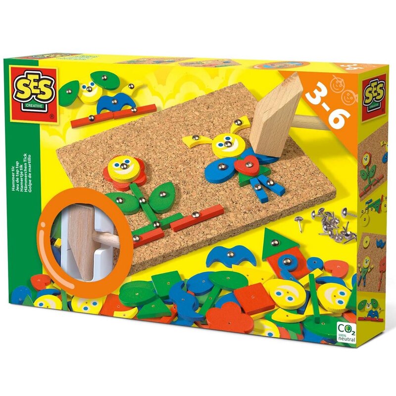 Zestaw kreatywny SES Creative Stuku Puku Korkowa tablica 00926