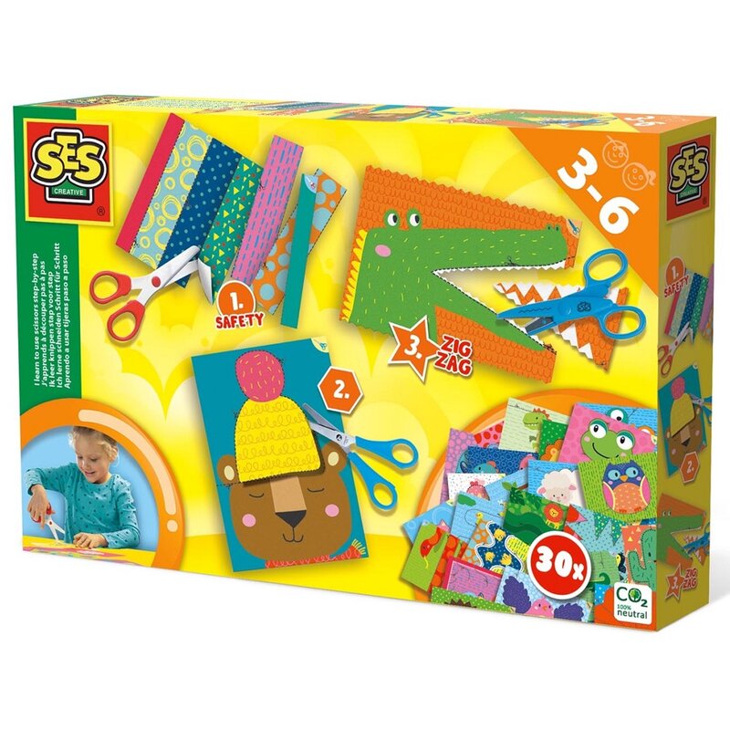 Zestaw kreatywny SES Creative Uczę się posługiwać nożyczkami 14634