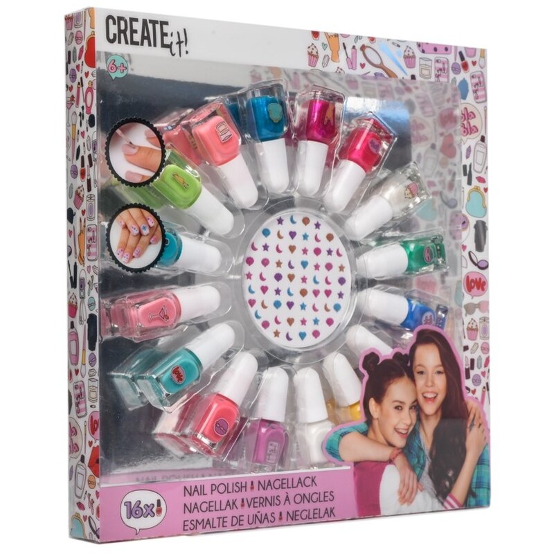 Zabawka zestaw lakierów do paznokci CREATE IT! 84515B
