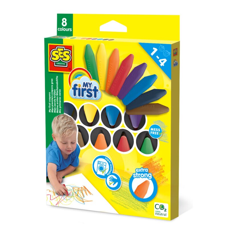 Kredki SES Moje pierwsze kredki 14488