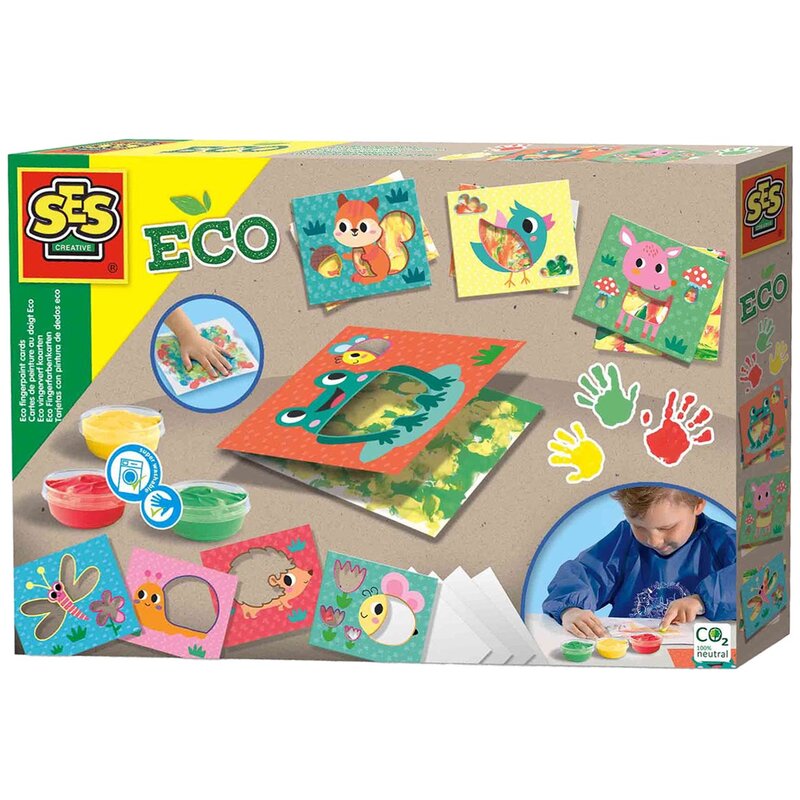 Zestaw kreatywny SES Creative Eko Malowanie palcami 24925