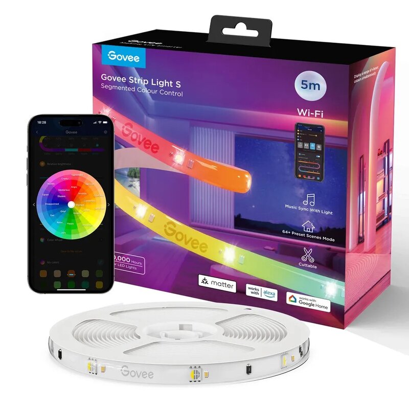 Taśma LED GOVEE H612A 5m Bluetooth/Wi-Fi