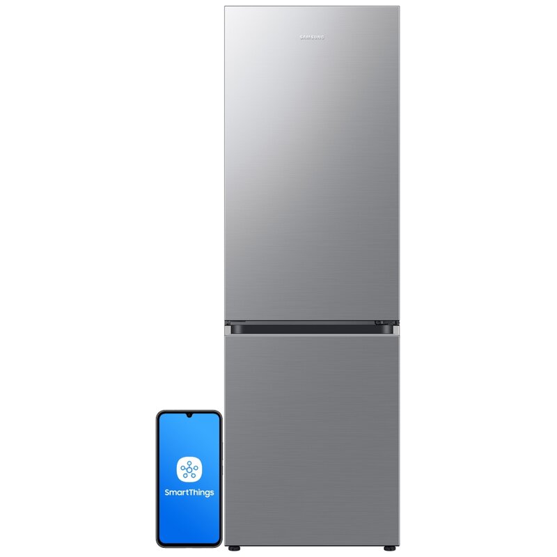 Lodówka SAMSUNG RB34C603CS9/EF 1.85m Szczotkowana stal nierdzewna No Frost AI