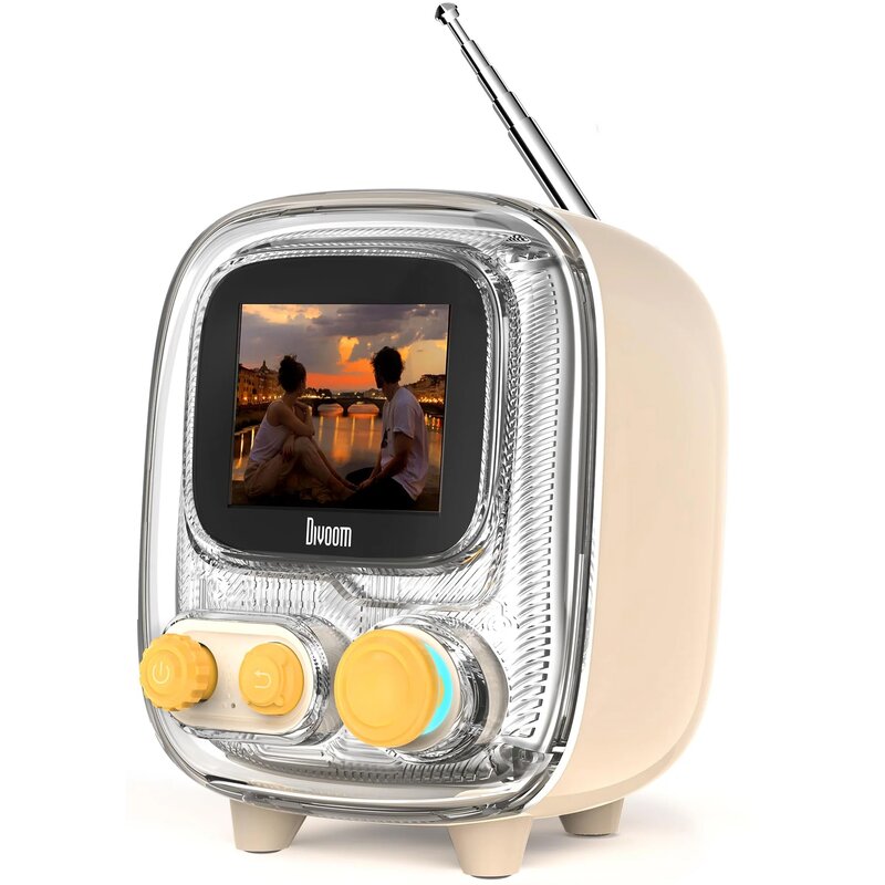 Głośnik mobilny DIVOOM Tivoo 2 Radio FM Biały