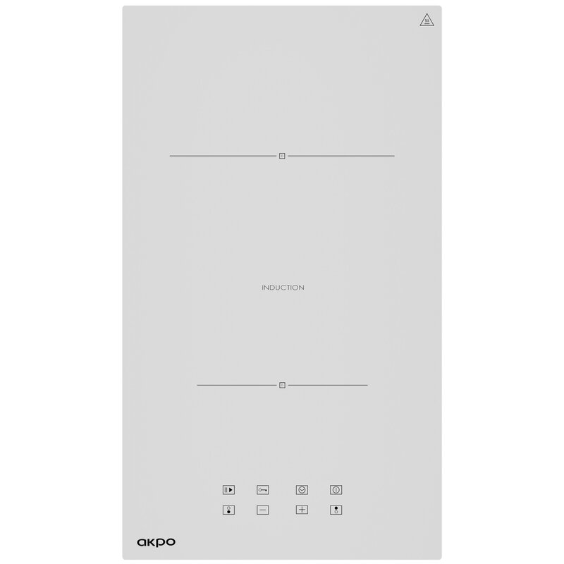 Płyta indukcyjna Akpo PIA 6802 30 cm | 2 pola | PowerBoost | timer | biały