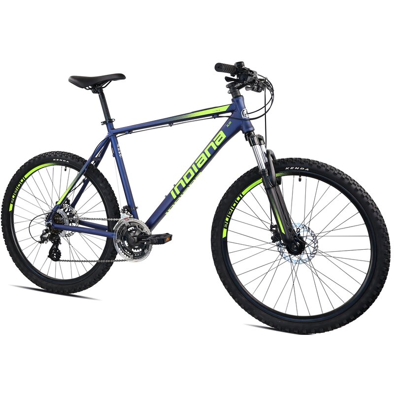 Rower górski MTB INDIANA X-Pulser 2.6 M21 26 cali męski Niebiesko-żółty