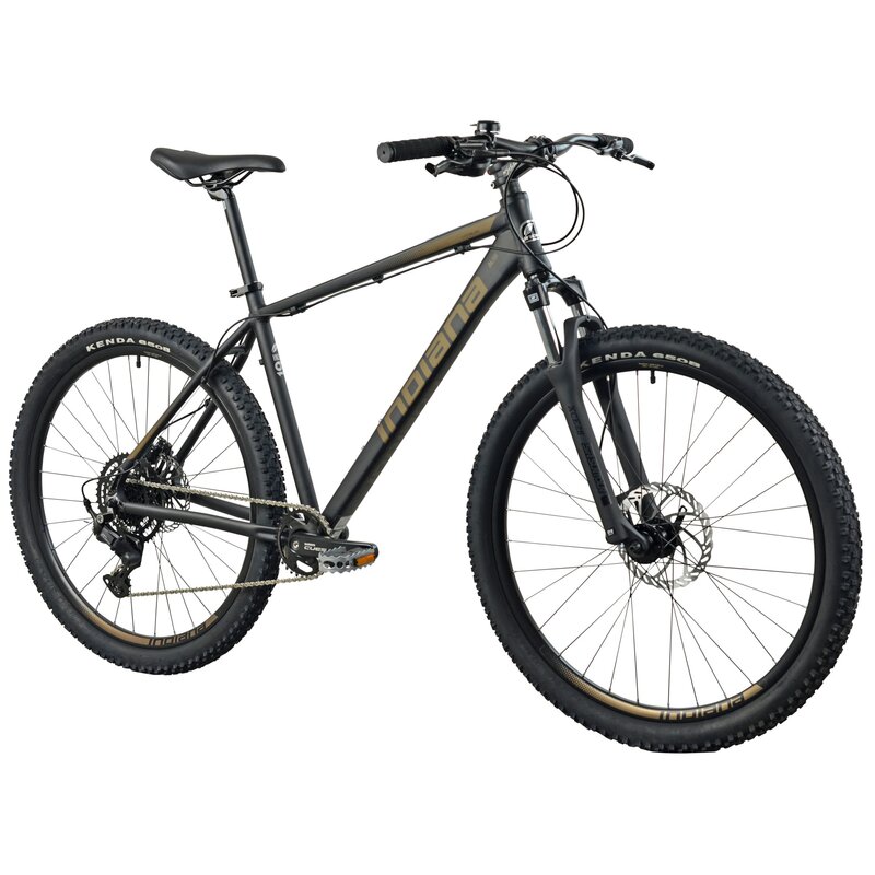 Rower górski MTB INDIANA X-Pulser 3.7 M17 27.5 cala męski Czarno-brązowy