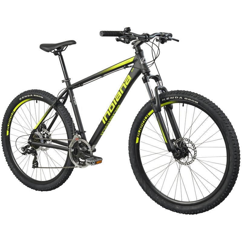 Rower górski MTB INDIANA X-Pulser 2.7 M21 27.5 cala męski Czarno-żółty