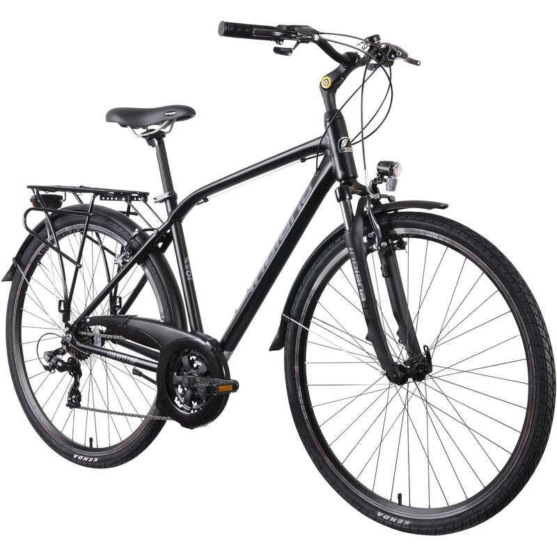 Rower trekkingowy INDIANA X-Road 1.0 M17 28 cali Czarny