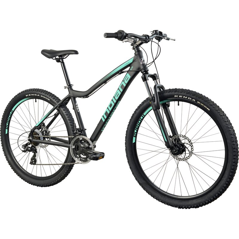 Rower górski MTB INDIANA X-Pulser 2.7 D19 27.5 cala damski Czarno-miętowy