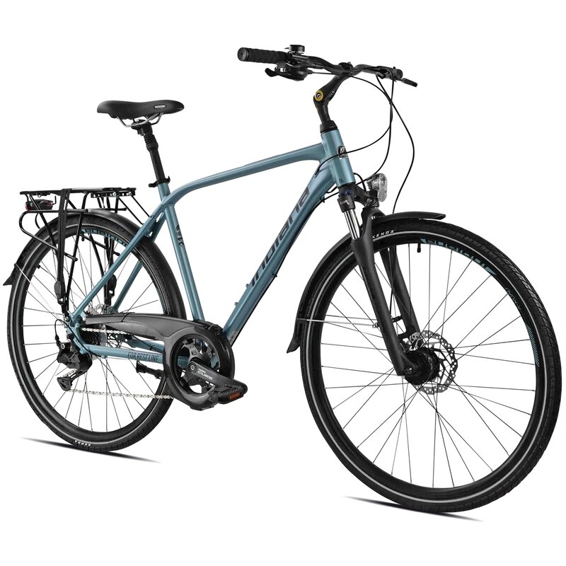 Rower trekkingowy INDIANA X-Road 4.0 M23 28 cali męski Jasnoniebieski