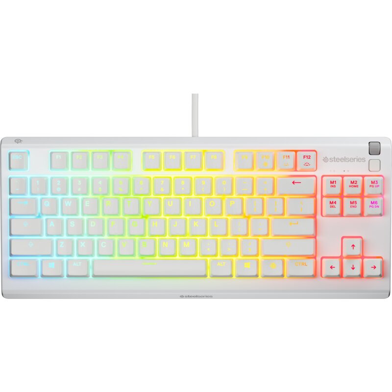 Klawiatura STEELSERIES Apex 3 TKL Whisper-Quiet Switch Biały