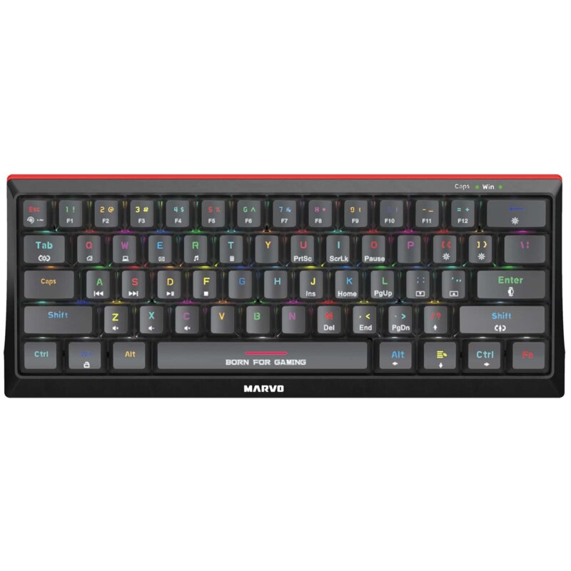 Klawiatura MARVO KG962 Hecate 61R RGB Red Switch