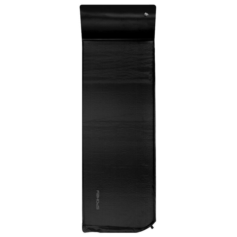 Mata samopompująca z poduszką SPOKEY Savory Pillow Czarny