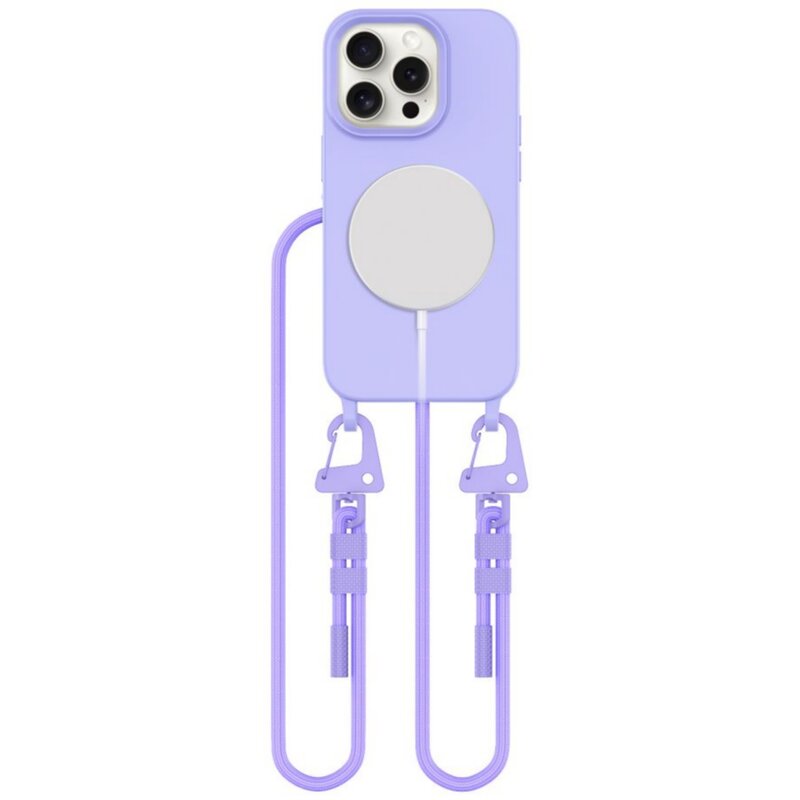 Etui TECH-PROTECT MagNecklace MagSafe do Apple iPhone 14 Pro Fioletowy