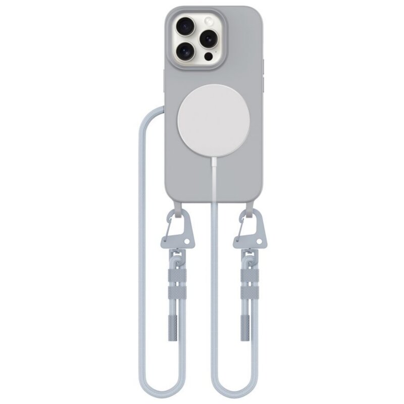 Etui TECH-PROTECT MagNecklace MagSafe do Apple iPhone 14 Pro Szary