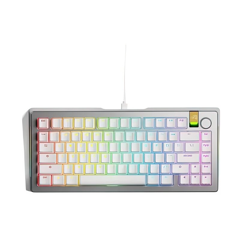 Klawiatura GLORIOUS GMMK 3 PRO HE Prebuilt Srebrny