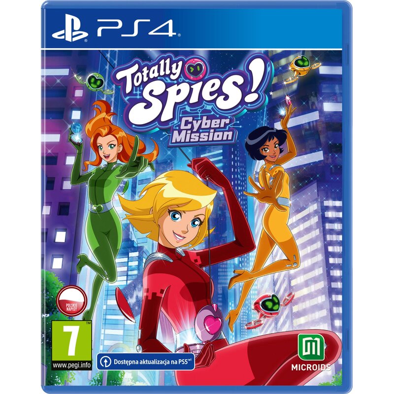 Odlotowe agentki Totally Spies - Cybermisja Gra PS4