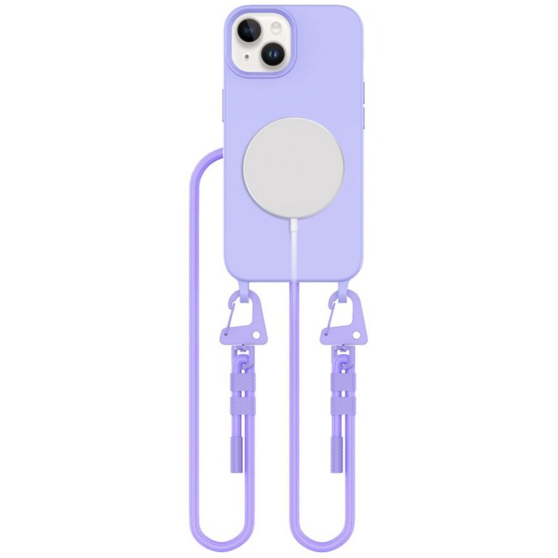 Etui TECH-PROTECT MagNecklace MagSafe do Apple iPhone 13 Fioletowy