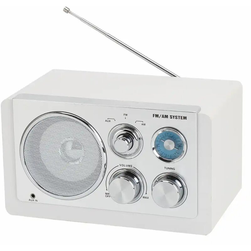 Radio DENVER TR-63W Analogowe Biały
