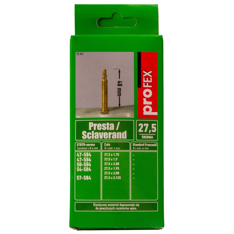 Dętka rowerowa PROFEX 93961 27.5" Presta