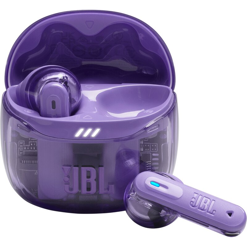 Słuchawki douszne JBL Tune Flex 2 ANC  Fioletowo-przezroczysty