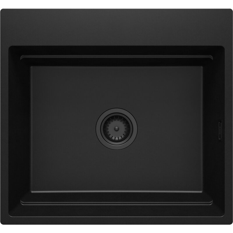 Zlewozmywak jednokomorowy DEANTE Magnetic ZRM N10A Nero 52x56