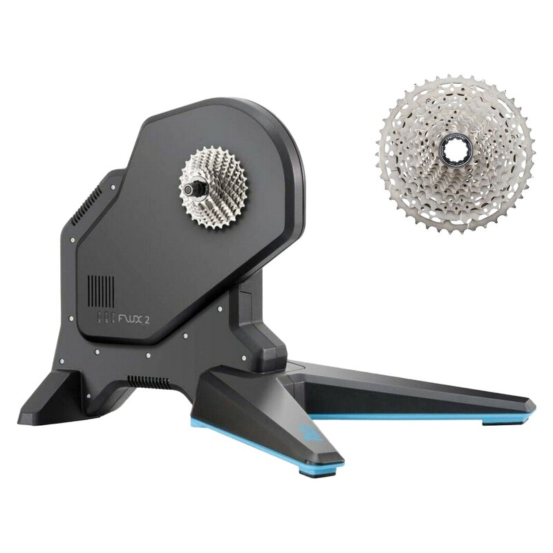 Trenażer rowerowy GARMIN Tacx Flux 2 Smart T2980 + Kaseta zębatek SHIMANO Deore CS-M5100-11
