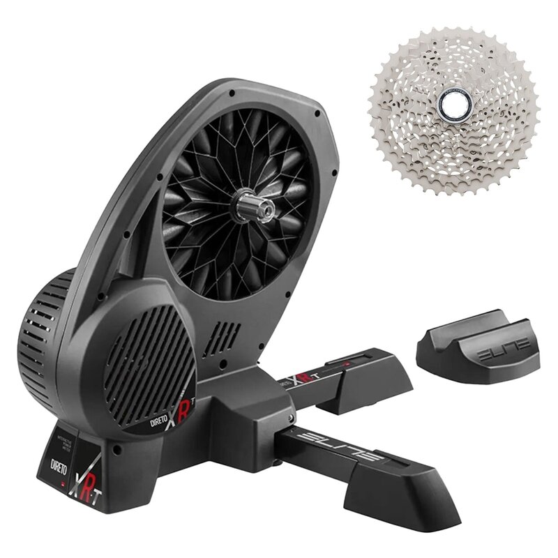 Trenażer rowerowy ELITE Direto XR-T EL0171013 + Kaseta rowerowa SHIMANO 10-rzędowa CS-M4100