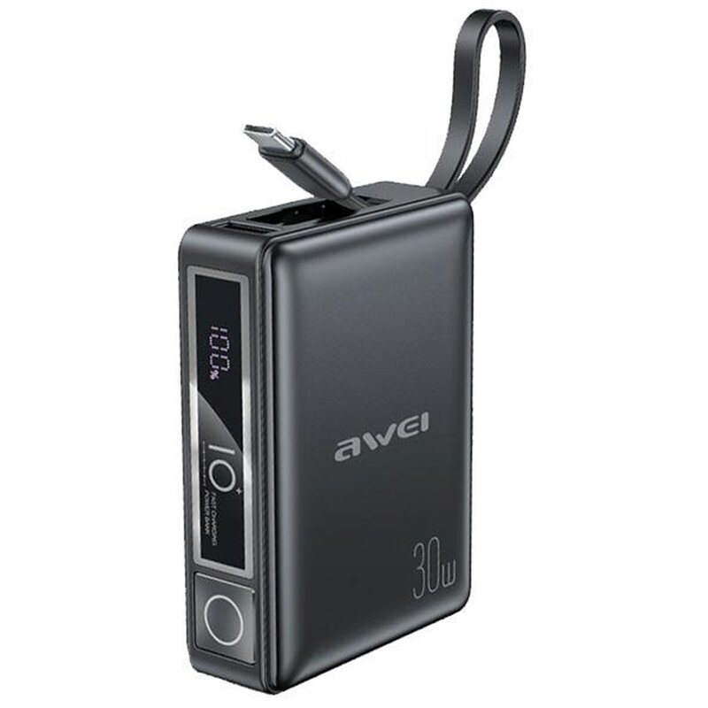 Powerbank AWEI P87K 10000mAh 30W Czarny