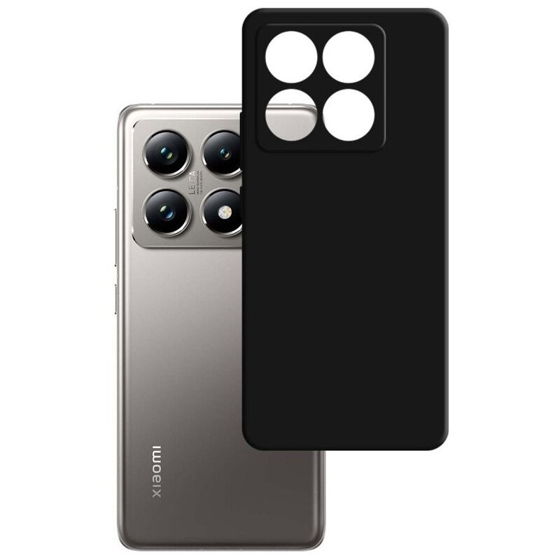 3mk Silicone Case do Xiaomi 14T Pro Czarny