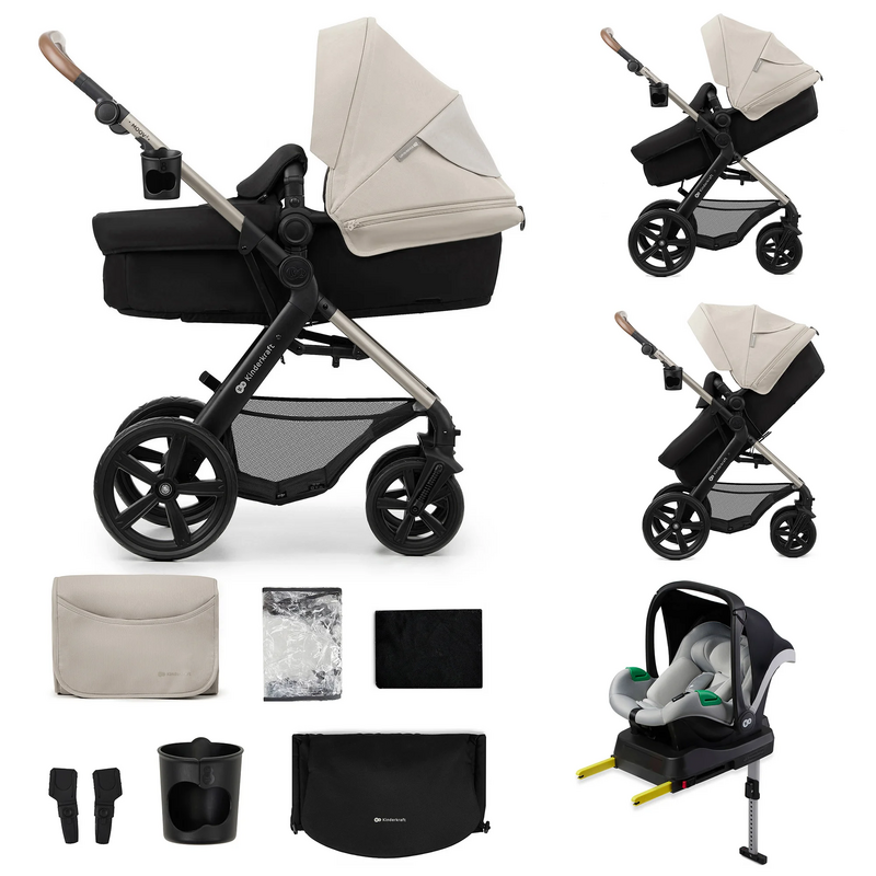 Wózek wielofunkcyjny KINDERKRAFT Moov 2 4w1 Szary