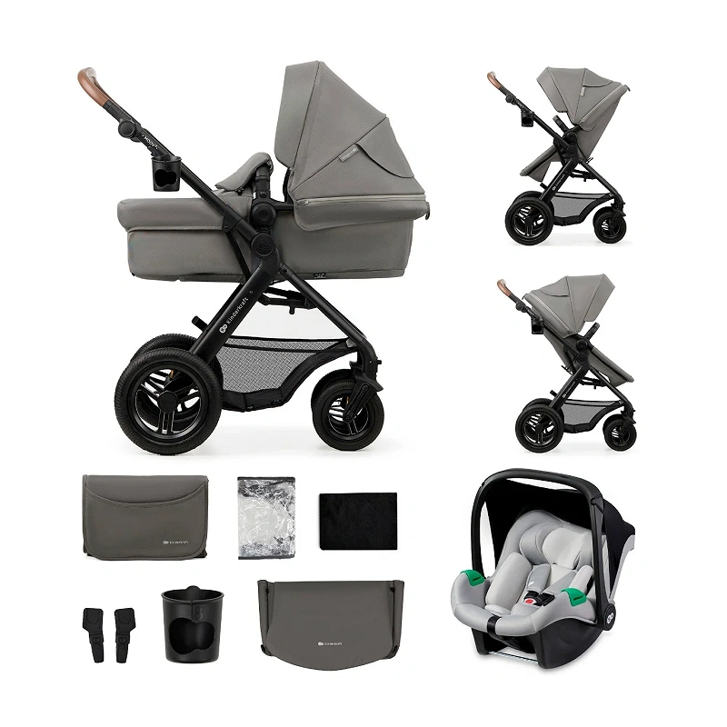 Wózek wielofunkcyjny KINDERKRAFT MOOV 2 AIR 3w1 Light Grey