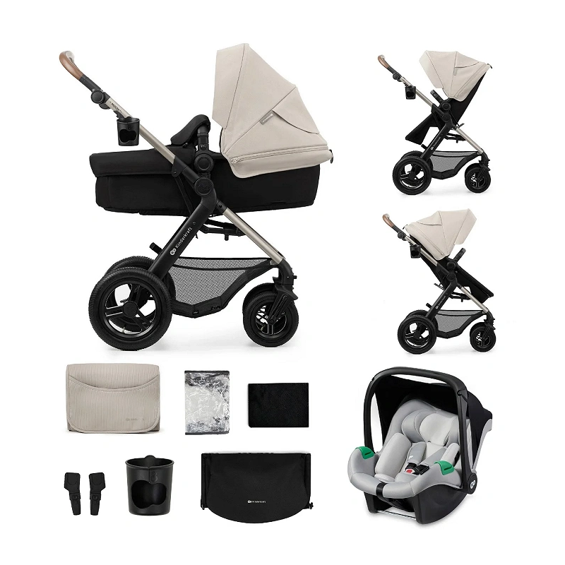 Wózek wielofunkcyjny KINDERKRAFT MOOV 2 AIR 3w1 Moonlight Grey