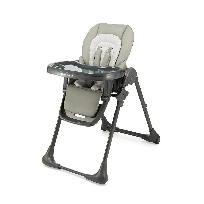 Krzesełko do karmienia KINDERKRAFT Tummie Szary