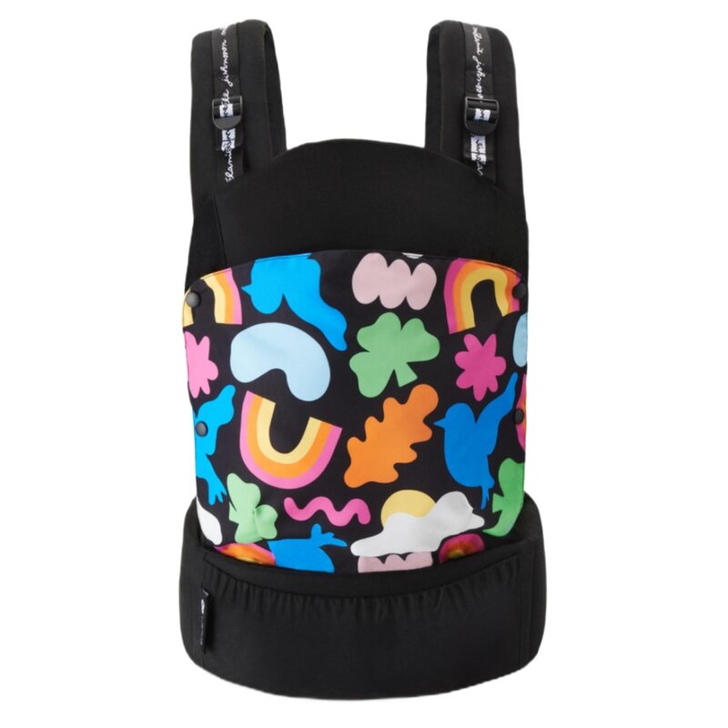 Nosidełko KINDERKRAFT Huggy Happy Shapes Czarny