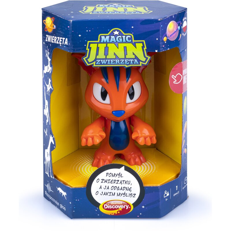 Zabawka interaktywna DUMEL Językowa dla starszaków Magic Jinn Zwierzęta DD60310