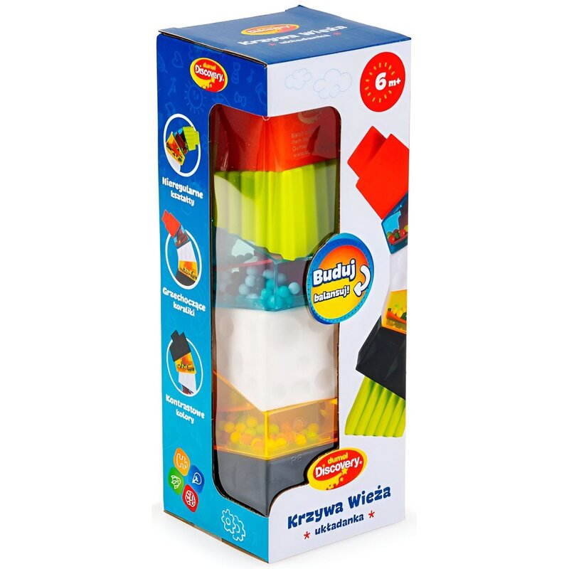 Zabawka edukacyjna DUMEL Kreatywna Układanka Krzywa Wieża DD30805