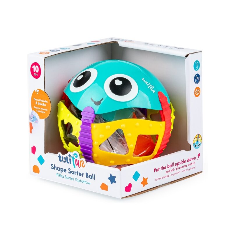 Zabawka edukacyjna TULIFUN Piłka sorter kształtów TF30117